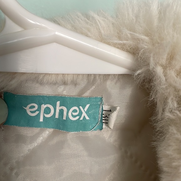 Ephex little girls soft fuzzy vest, size 130 (5T) - Picture 8 of 10